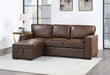 U0203 COFFEE REVERSIBLE PULL OUT SOFA BED - Furniture Stars (Chicago, IL)