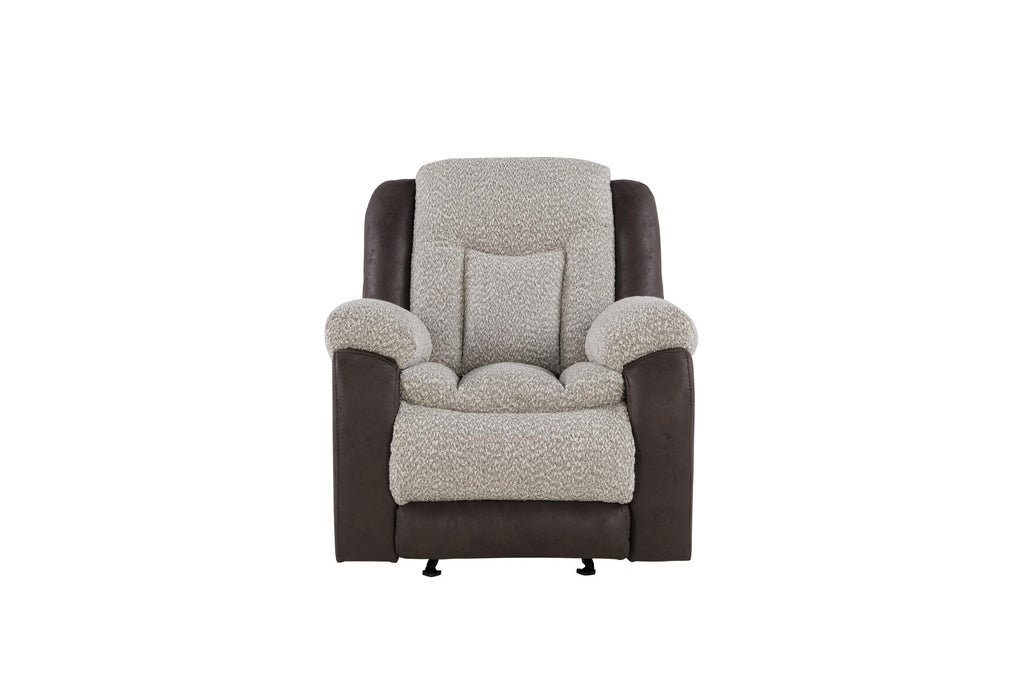 U4377 GREY/BROWN GLIDER RECLINER image