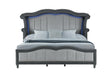 VANNA DARK GREY KING BED - Furniture Stars (Chicago, IL)
