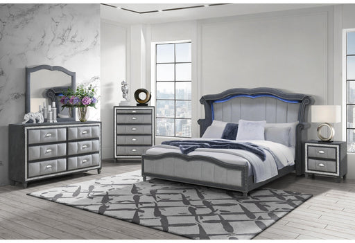 VANNA DARK GREY QUEEN BED GROUP image