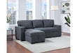 U0203 CHARCOAL PULL OUT SOFA BED - Furniture Stars (Chicago, IL)