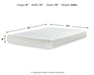 Chime 8 Inch Memory Foam Mattress in a Box - Furniture Stars (Chicago, IL)