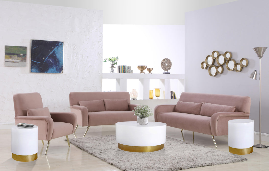 Deco White/Gold End Table - Furniture Stars (Chicago, IL)