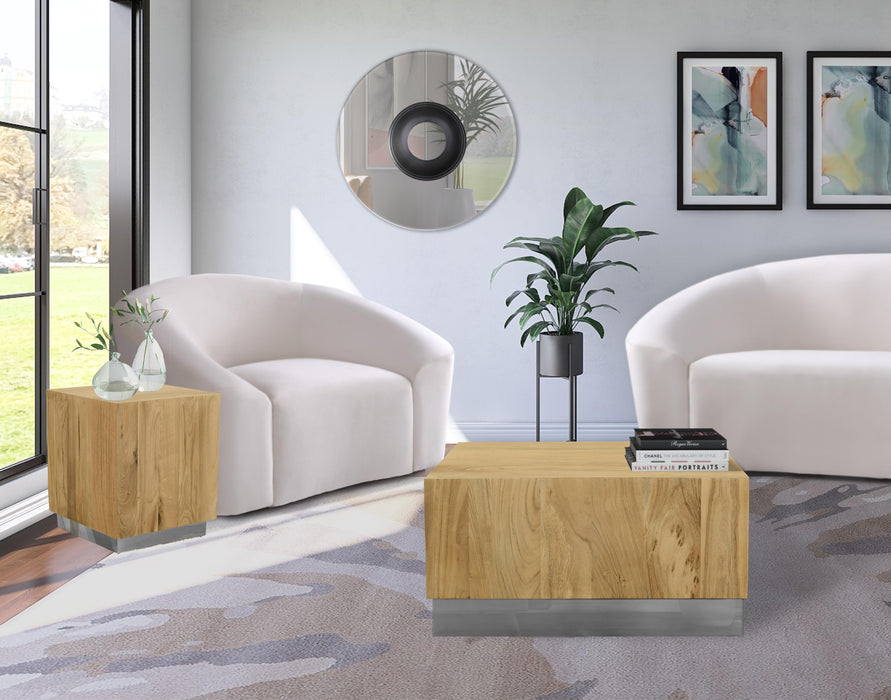 Acacia Chrome End Table - Furniture Stars (Chicago, IL)