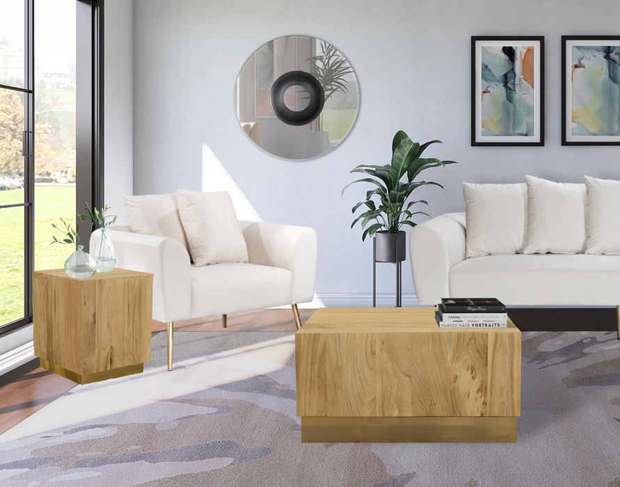 Acacia Gold End Table - Furniture Stars (Chicago, IL)