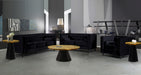 Martini Brushed Gold/Matte Black Coffee Table - Furniture Stars (Chicago, IL)