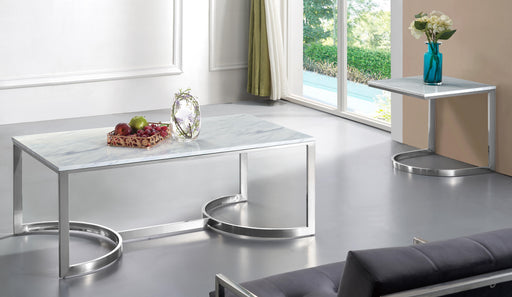 Copley Chrome End Table - Furniture Stars (Chicago, IL)
