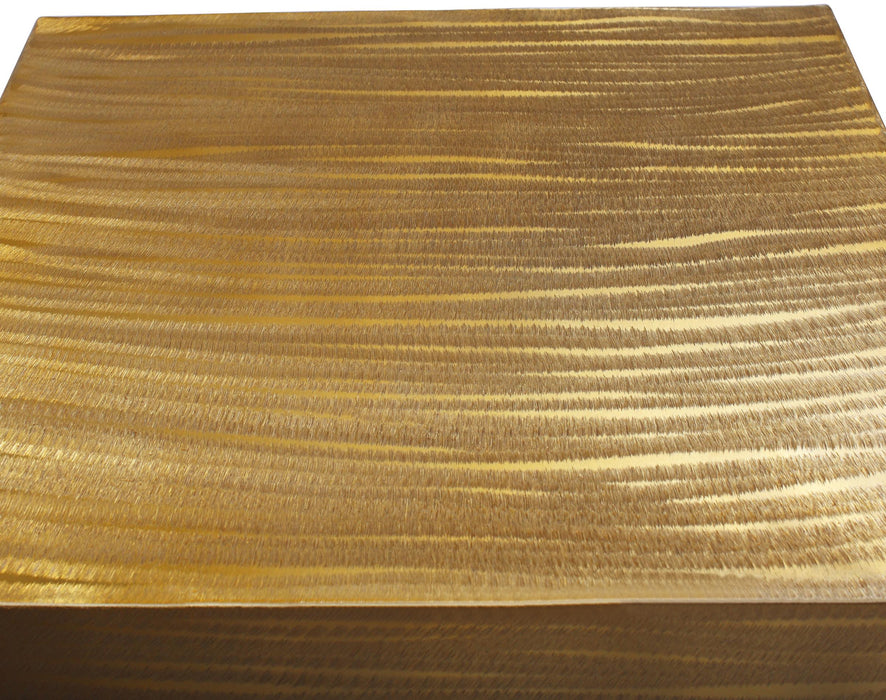 Palladium Gold End Table - Furniture Stars (Chicago, IL)