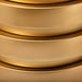 Levels Brushed Gold Coffee Table - Furniture Stars (Chicago, IL)