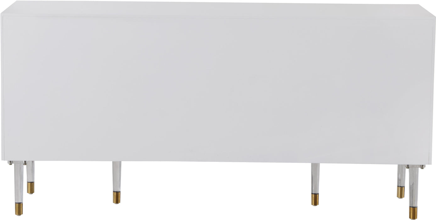 Jive White Lacquer Sideboard/Buffet