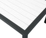 Nizuc White manufactured wood Outdoor Patio Aluminum End Table - Furniture Stars (Chicago, IL)