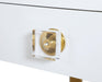 Victoria White / Gold Desk/Console - Furniture Stars (Chicago, IL)