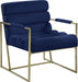 Wayne Navy Velvet Accent Chair image