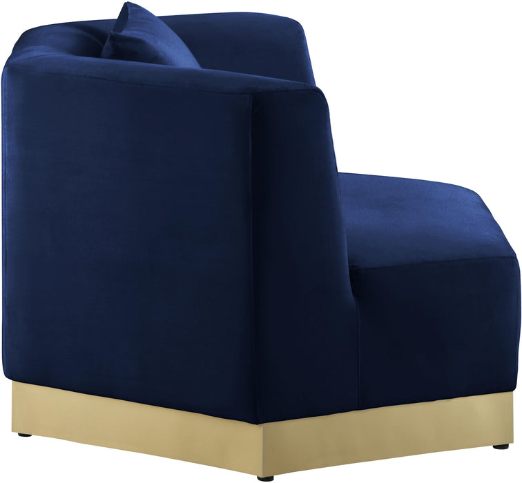 Marquis Navy Velvet Chair