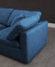 Plush Navy Velvet Standard Cloud Modular Sofa - Furniture Stars (Chicago, IL)