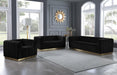 Marlon Black Velvet Sofa - Furniture Stars (Chicago, IL)
