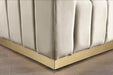 Marlon Cream Velvet Sofa - Furniture Stars (Chicago, IL)