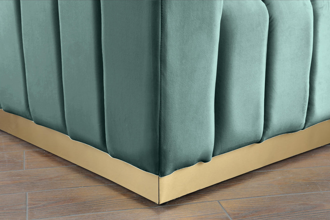 Marlon Mint Velvet Loveseat - Furniture Stars (Chicago, IL)