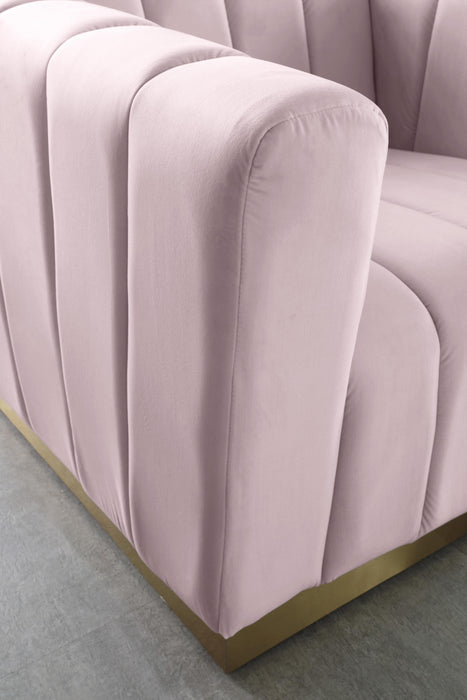 Marlon Pink Velvet Sofa - Furniture Stars (Chicago, IL)