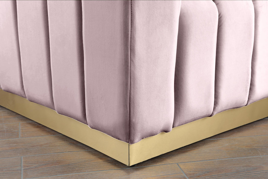 Marlon Pink Velvet Sofa - Furniture Stars (Chicago, IL)