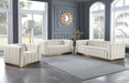Marlon Cream Velvet Sofa - Furniture Stars (Chicago, IL)