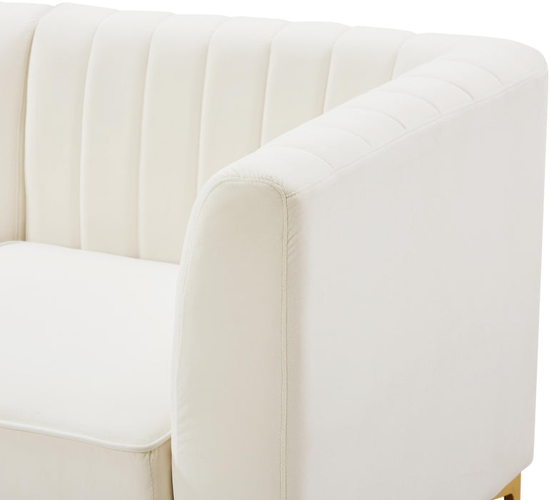 Alina Cream Velvet Modular Sectional - Furniture Stars (Chicago, IL)