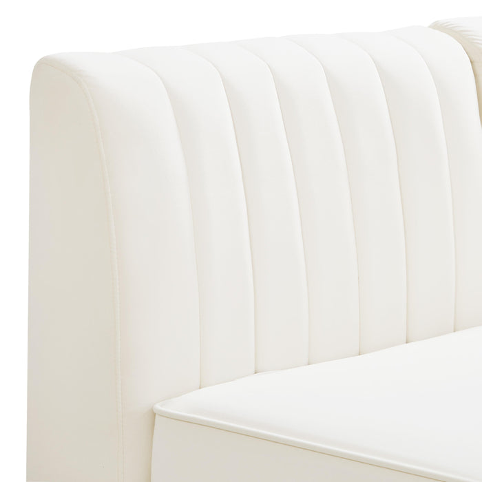 Alina Cream Velvet Modular Sectional - Furniture Stars (Chicago, IL)