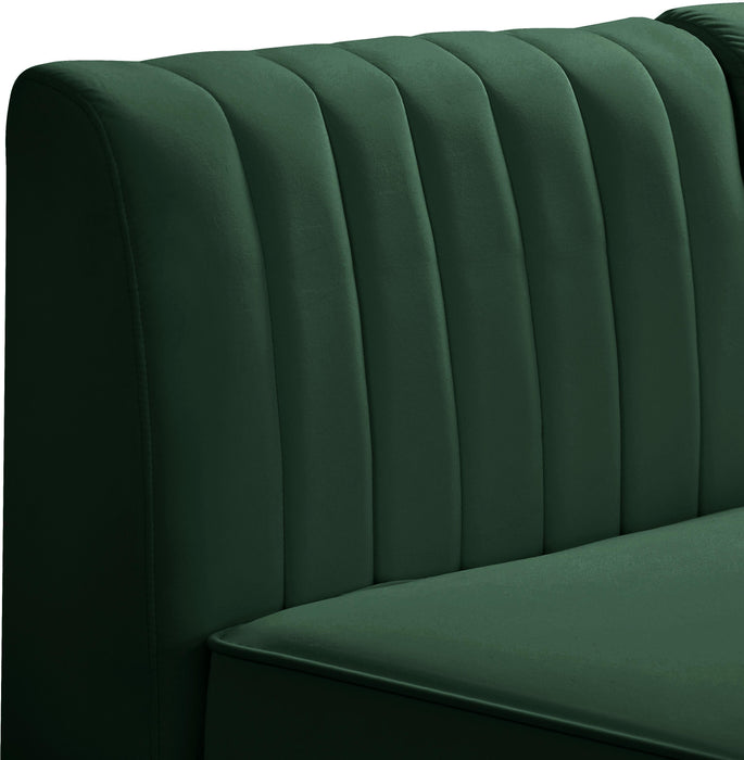 Alina Green Velvet Modular Sectional - Furniture Stars (Chicago, IL)