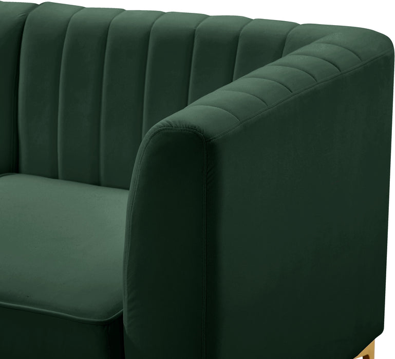 Alina Green Velvet Modular Sectional - Furniture Stars (Chicago, IL)