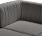 Alina Grey Velvet Modular Sectional - Furniture Stars (Chicago, IL)