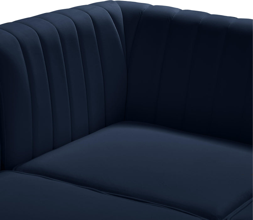 Alina Navy Velvet Modular Sectional - Furniture Stars (Chicago, IL)