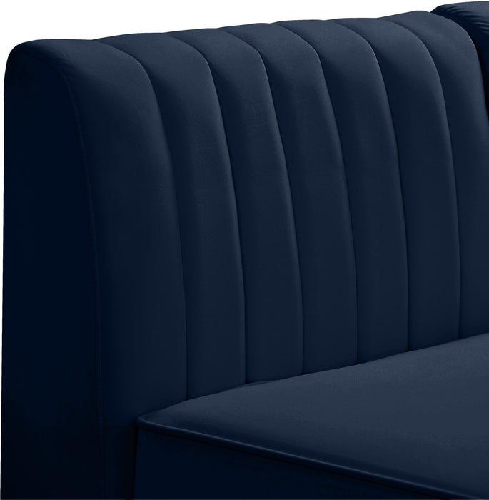 Alina Navy Velvet Modular Sectional - Furniture Stars (Chicago, IL)