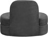 Mitzy Grey Velvet Chair - Furniture Stars (Chicago, IL)