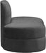 Mitzy Grey Velvet Chair - Furniture Stars (Chicago, IL)