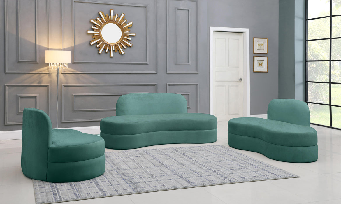 Mitzy Mint Velvet Loveseat - Furniture Stars (Chicago, IL)