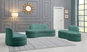 Mitzy Mint Velvet Loveseat - Furniture Stars (Chicago, IL)