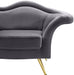 Lips Grey Velvet Loveseat - Furniture Stars (Chicago, IL)