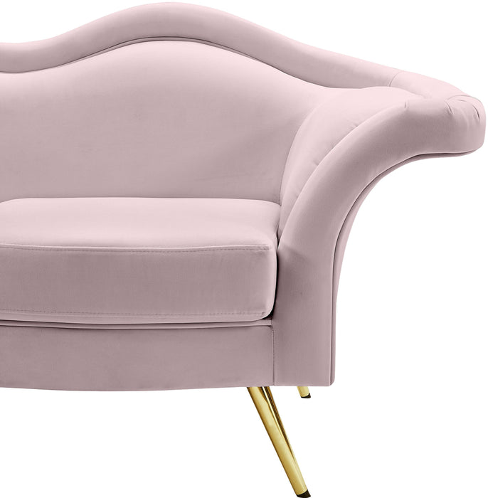 Lips Pink Velvet Sofa - Furniture Stars (Chicago, IL)