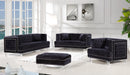 Lucas Black Velvet Sofa - Furniture Stars (Chicago, IL)