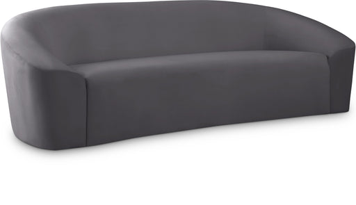 Riley Grey Velvet Sofa image