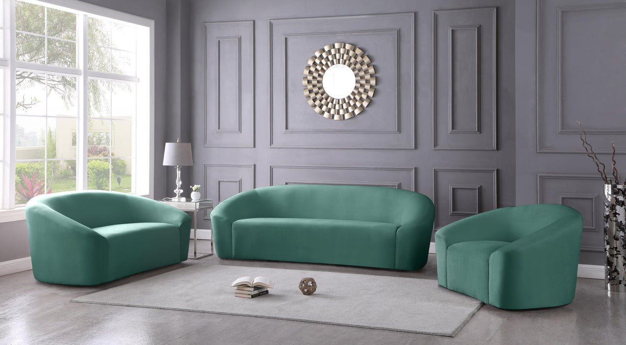 Riley Mint Velvet Chair - Furniture Stars (Chicago, IL)
