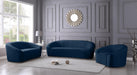 Riley Navy Velvet Sofa - Furniture Stars (Chicago, IL)