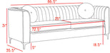 Isabelle Navy Velvet Sofa - Furniture Stars (Chicago, IL)