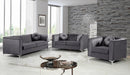 Isabelle Grey Velvet Sofa - Furniture Stars (Chicago, IL)