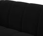 Elijah Black Velvet Loveseat - Furniture Stars (Chicago, IL)