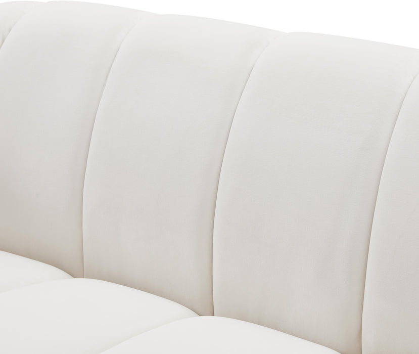 Elijah Cream Velvet Sofa - Furniture Stars (Chicago, IL)