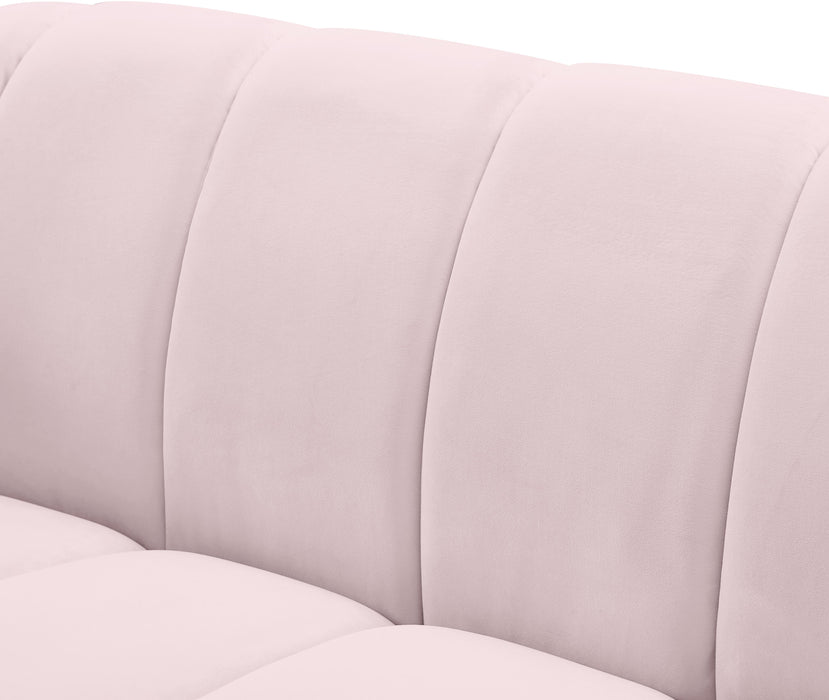 Elijah Pink Velvet Sofa - Furniture Stars (Chicago, IL)