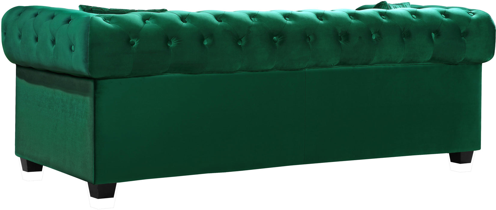 Bowery Green Velvet Sofa - Furniture Stars (Chicago, IL)