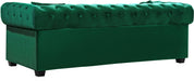 Bowery Green Velvet Sofa - Furniture Stars (Chicago, IL)