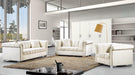 Kayla Cream Velvet Sofa - Furniture Stars (Chicago, IL)
